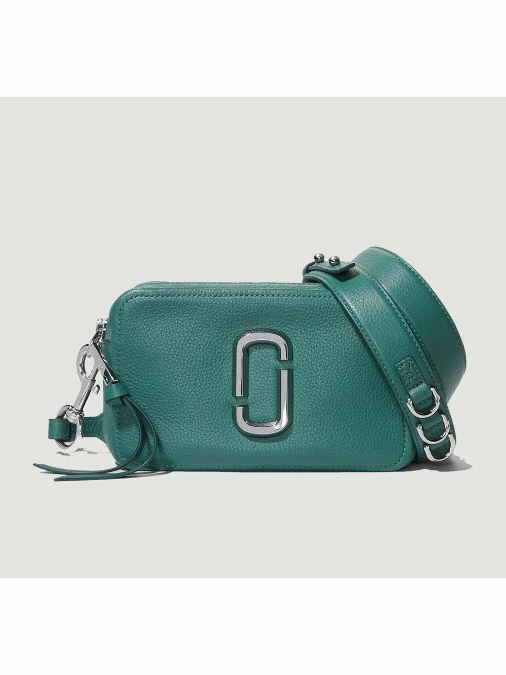 Marc Jacobs Softshot 21 Leather Crossbody Purse in Cucumber Bag